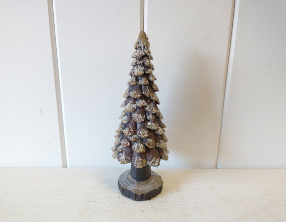 Pinecone Snow Tree Med