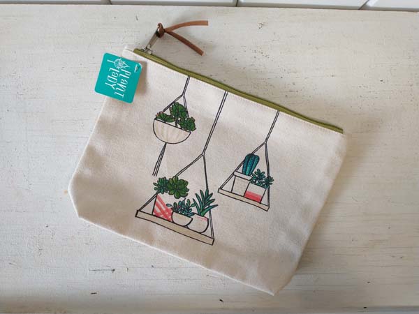 Studio M &quot;Where My Plants Are&quot; Canvas Pouch