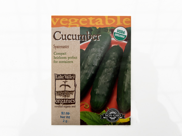 Cucumber Spacemaster Organic Seed