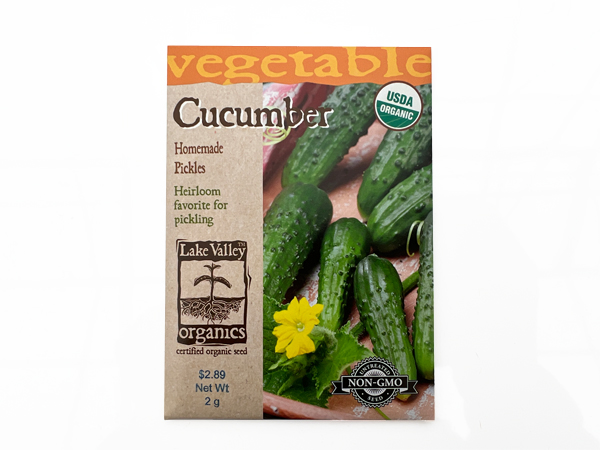 Cucumber Homemade Pickles Organic Seeds