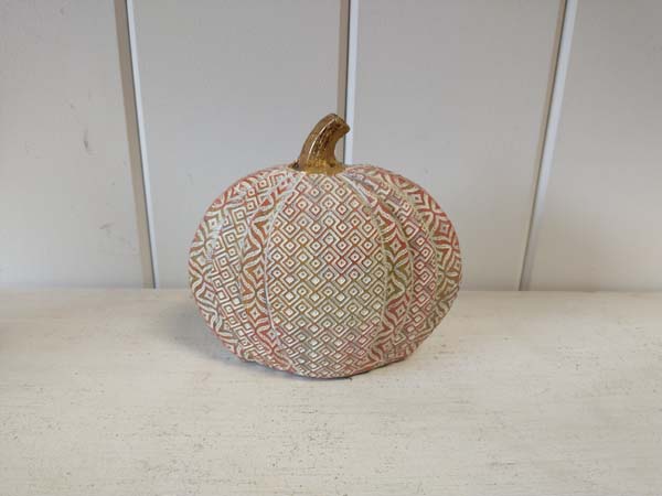 Resin Etched Pumpkin Decor