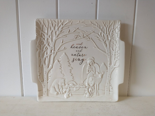 Serving Tray "And Heaven & Nature Sing"