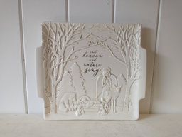 Serving Tray &quot;And Heaven &amp; Nature Sing&quot;