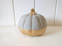 Large Cement Pumpkin