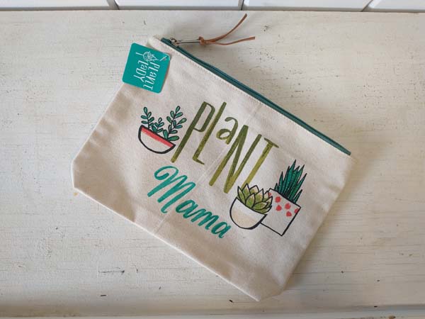 Studio M "Plant Mama" Canvas Pouch