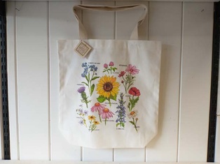 Wildflower Canvas Tote