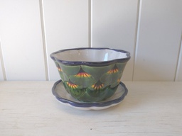 Pot w/Saucer 5.5 x 5.5