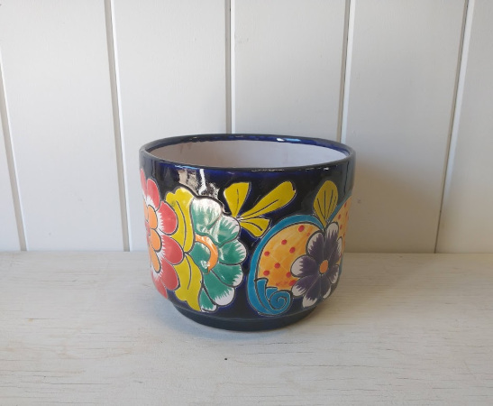 Dahlia Cylinder Pot 7 x 5.25"