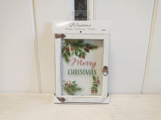 Window Plaque Merry Christmas