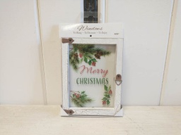 Window Plaque Merry Christmas