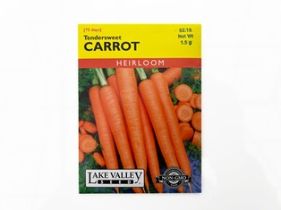 Carrot Tendersweet Seed
