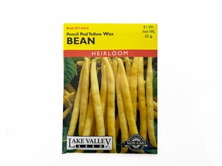Pencil Pod Yellow Wax Bean
